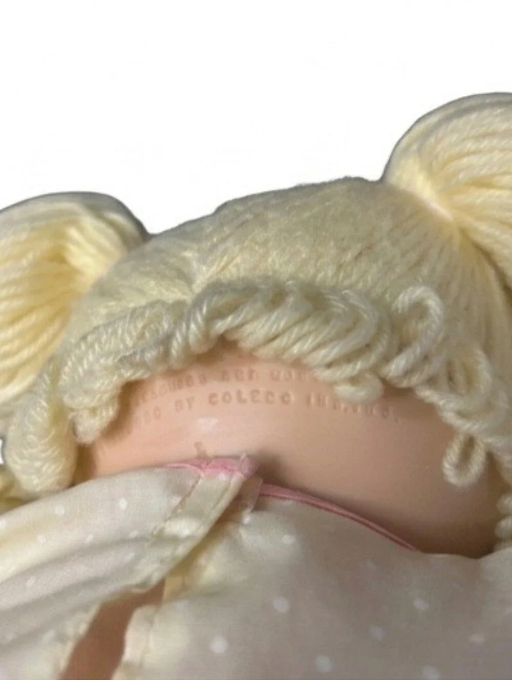 Vintage 1985 Cabbage Patch Doll Yellow Hair & Blue Eyes GUC